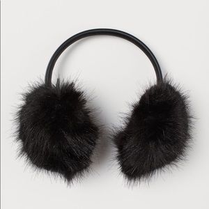 Real fur earmuffs